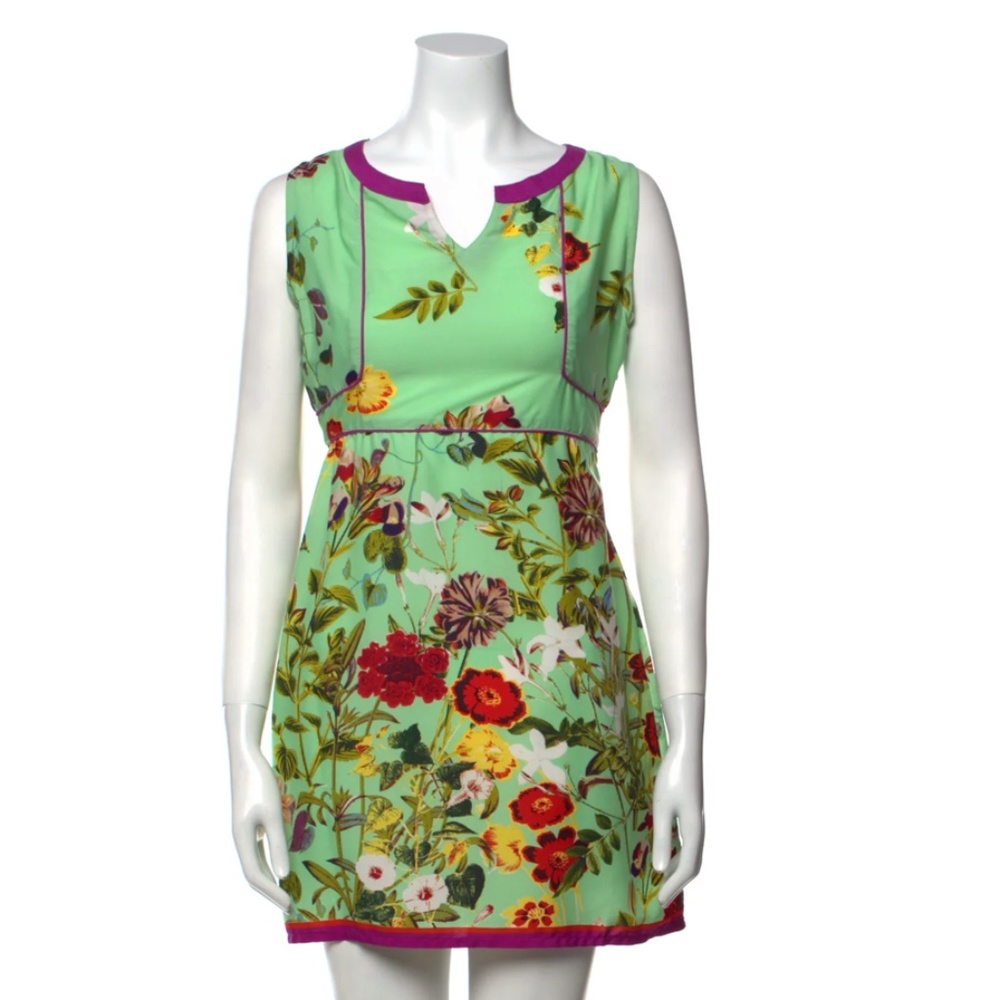ALBERTO MAKALI Floral Print Mini Dress